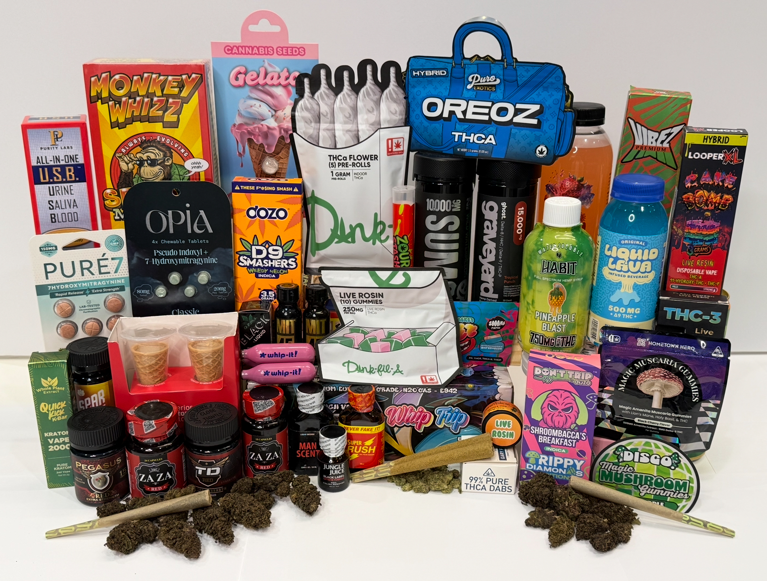 Examples of intoxicating consumer products